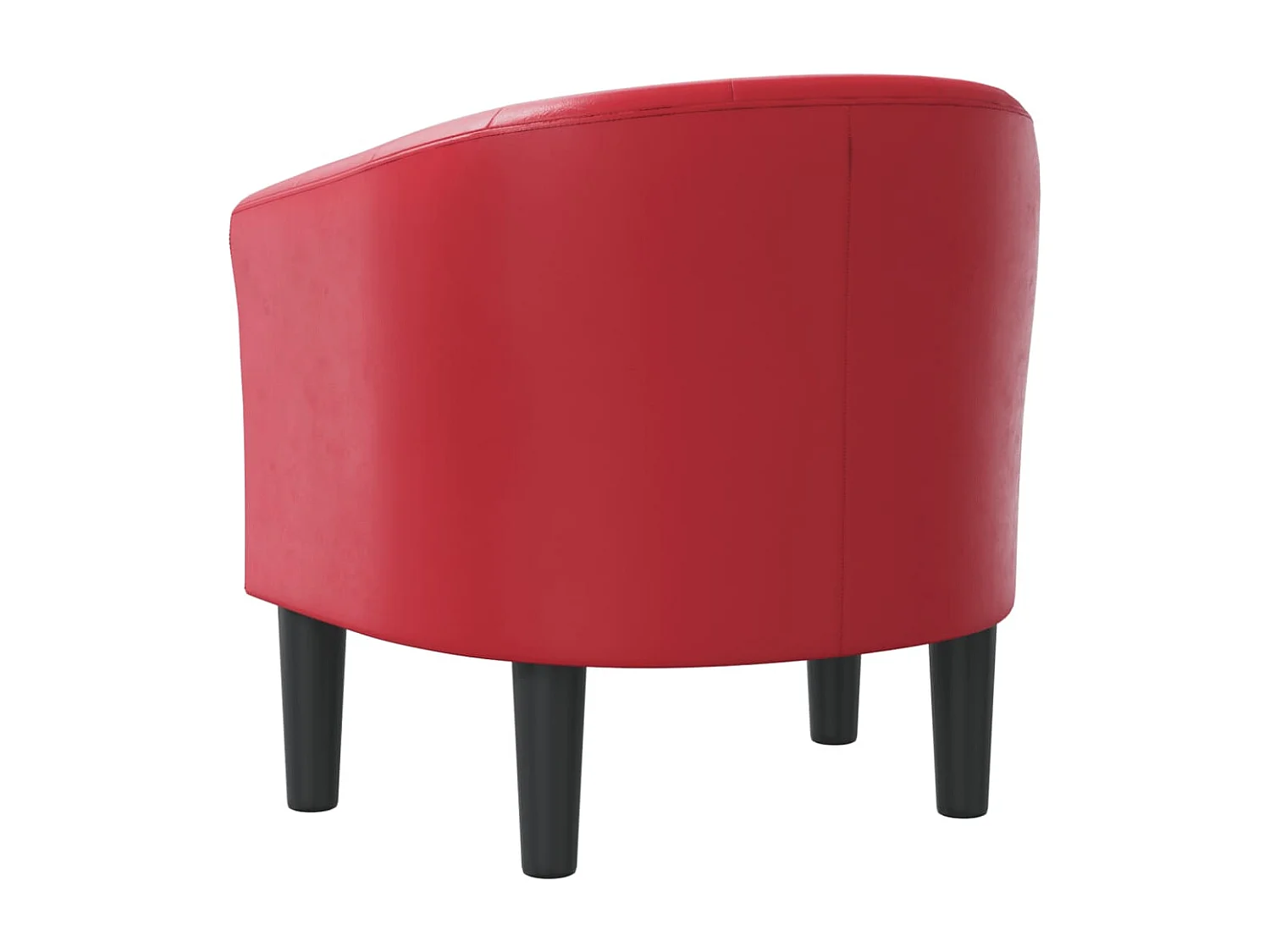 Poltroncina a Pozzetto Rossa in Similpelle