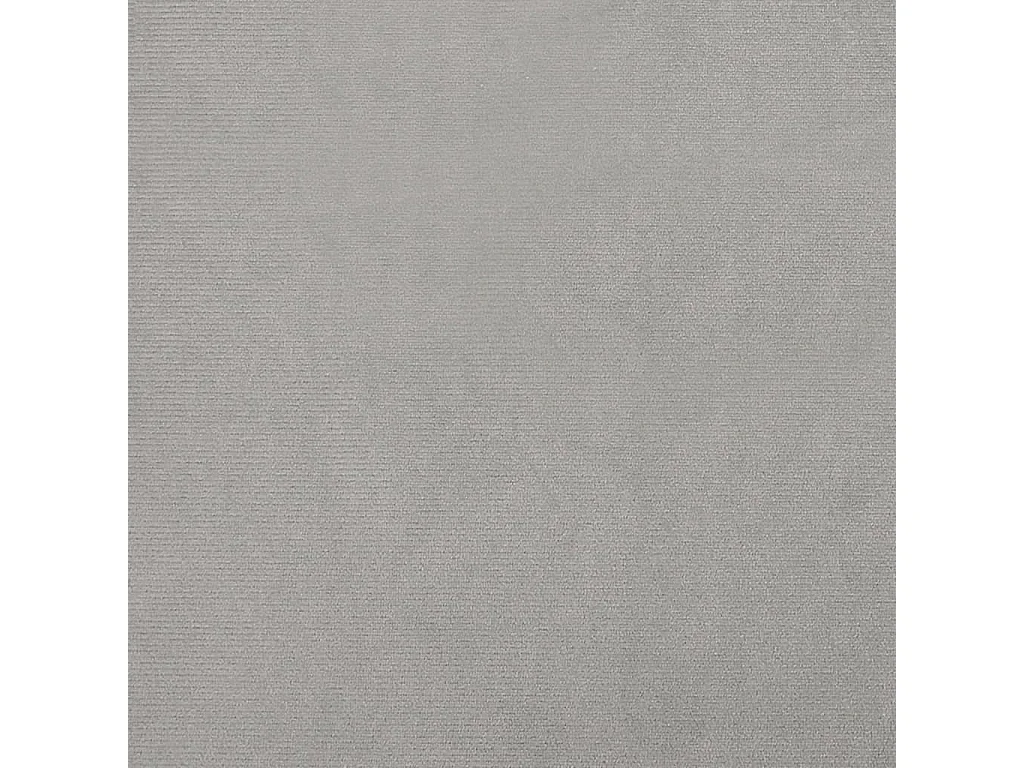 Chaise cabriolet avec repose-pied gris clair velours