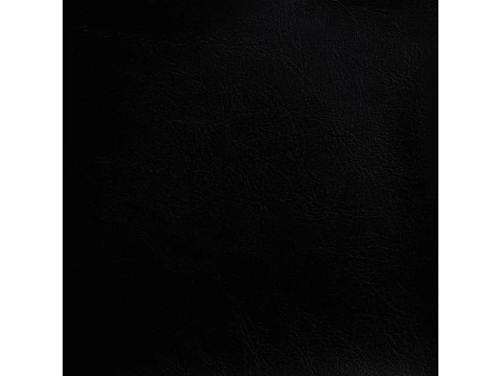 Chaise cabriolet avec repose-pied noir similicuir