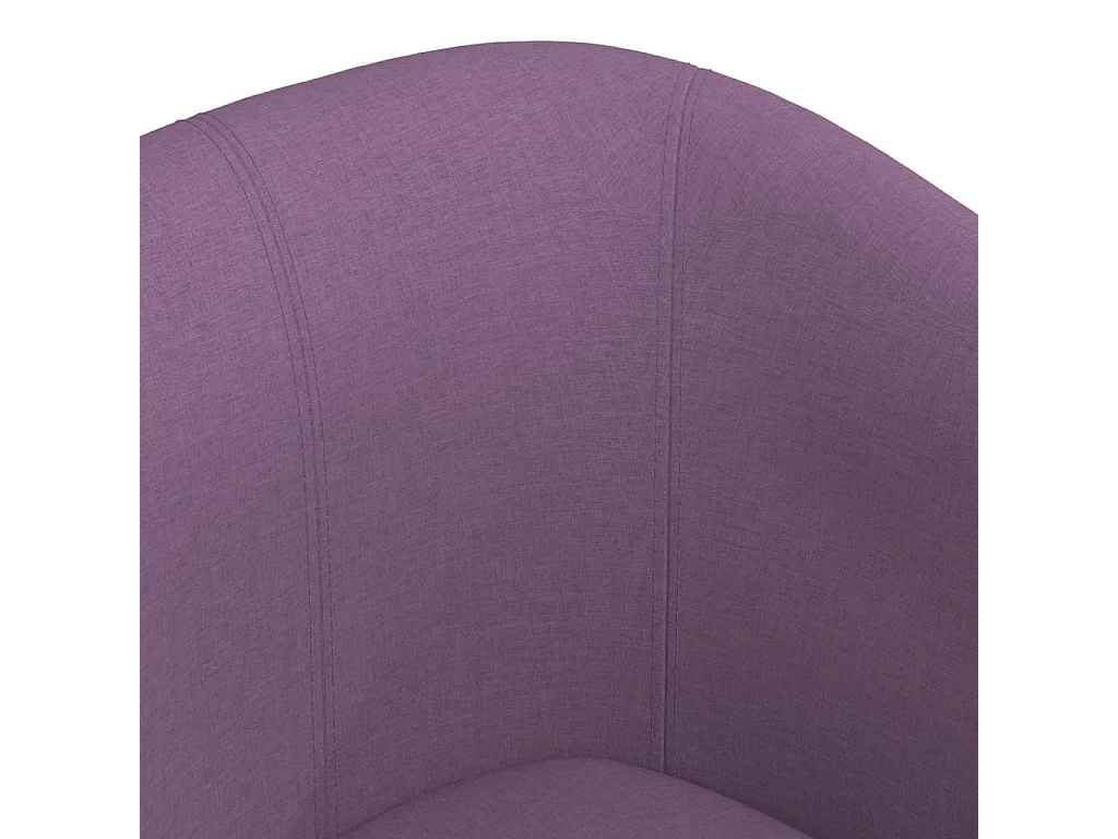 Chaise cabriolet avec repose-pied violet tissu