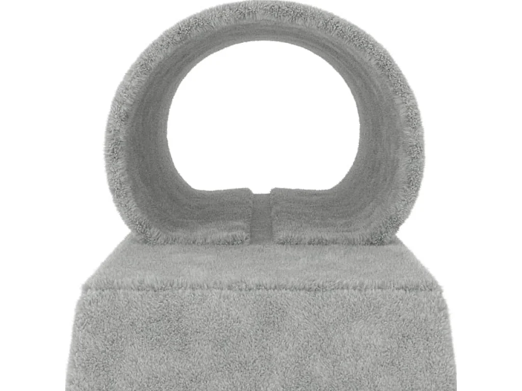 Postes arranhadores p/ gatos c/ túnel/escada 55,5cm cinza-claro