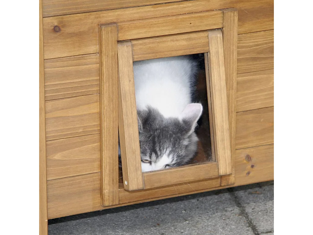 Casa para gatos Lodge 77x50x73 cm