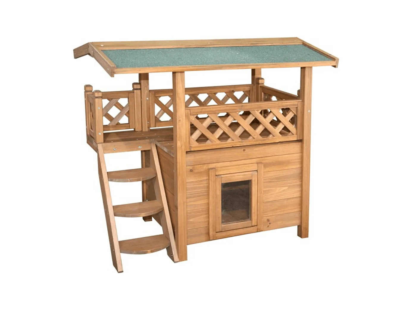 Kattenhuis Lodge 77x50x73 cm
