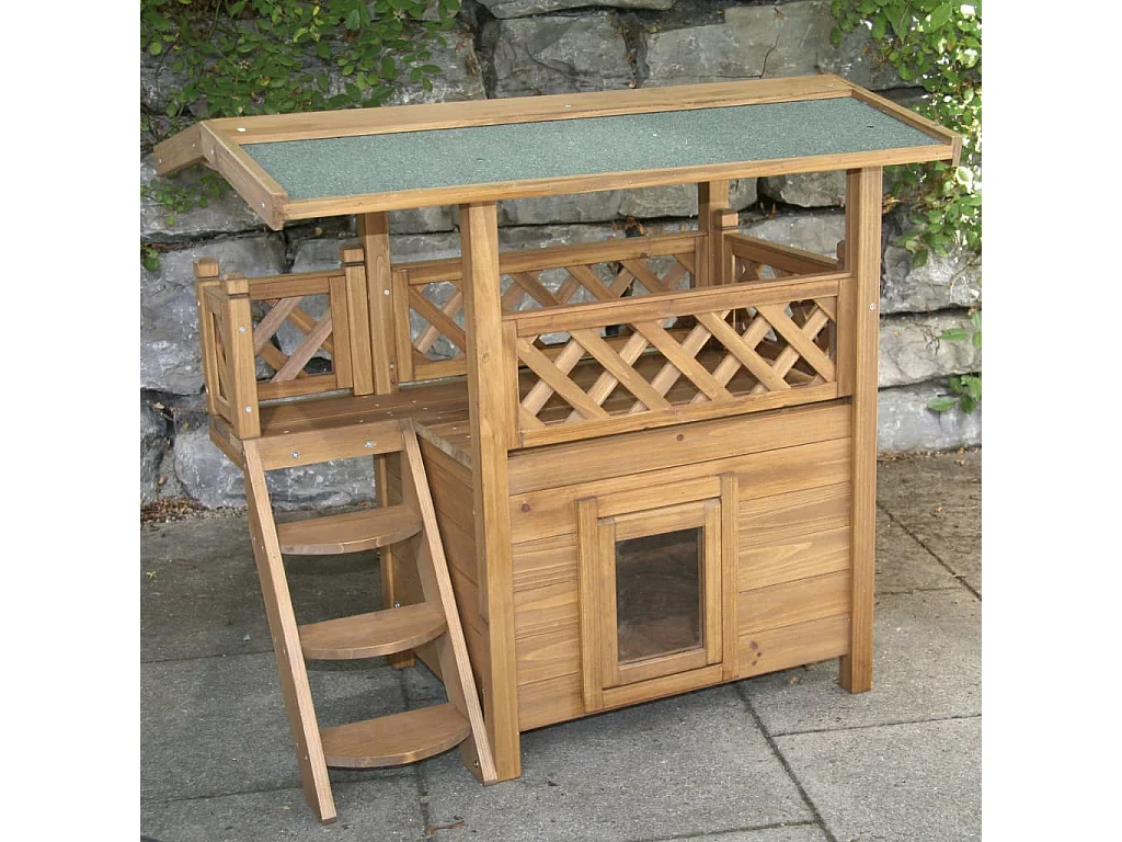 Maison de chat Lodge 77x50x73 cm