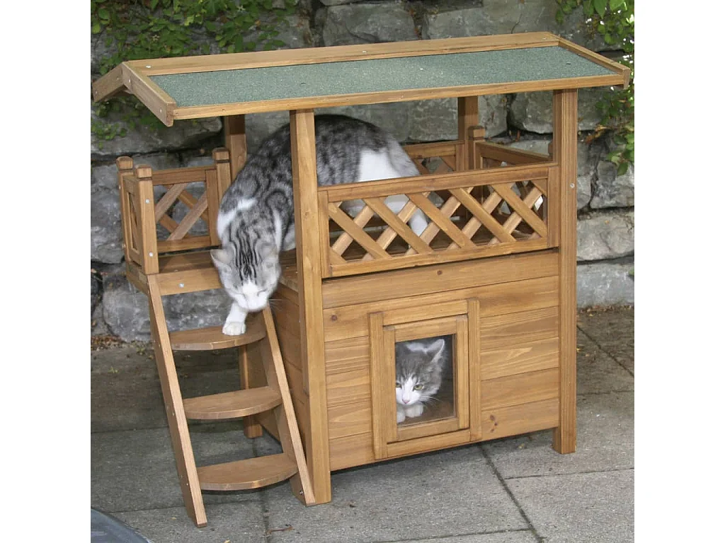 Maison de chat Lodge 77x50x73 cm