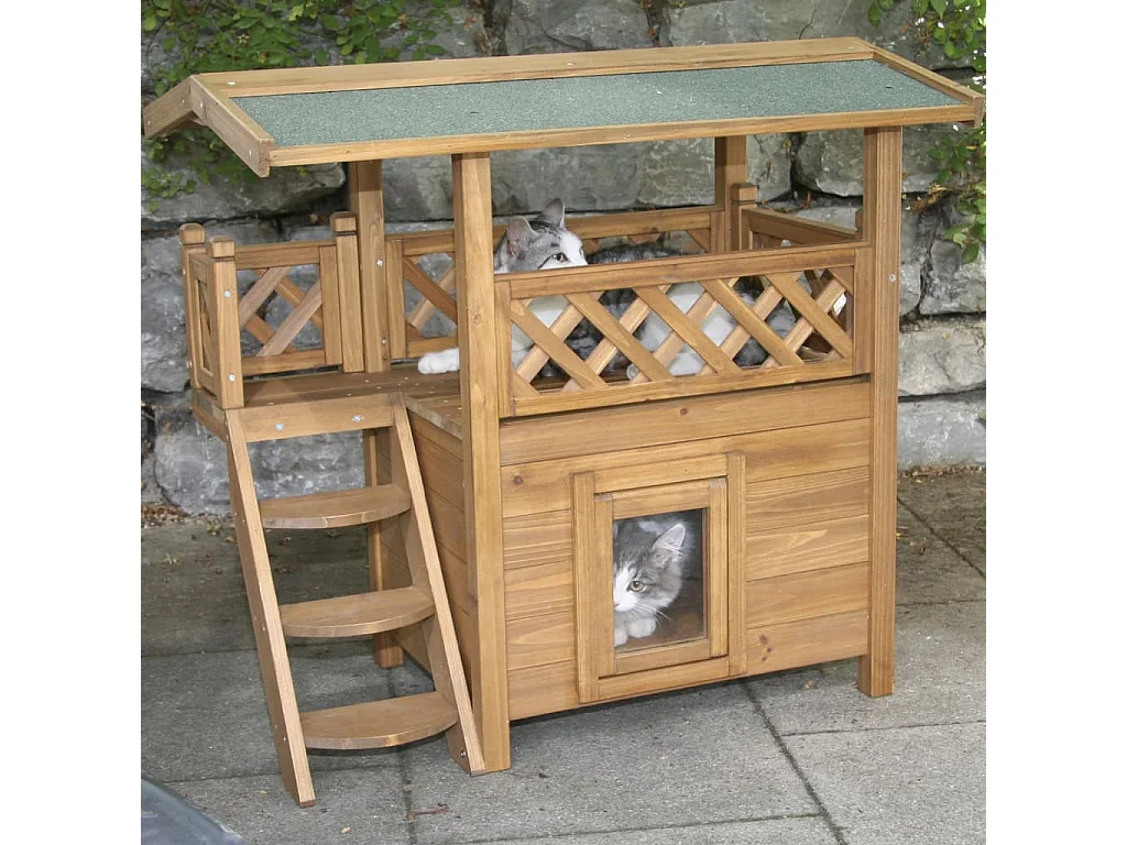 Maison de chat Lodge 77x50x73 cm
