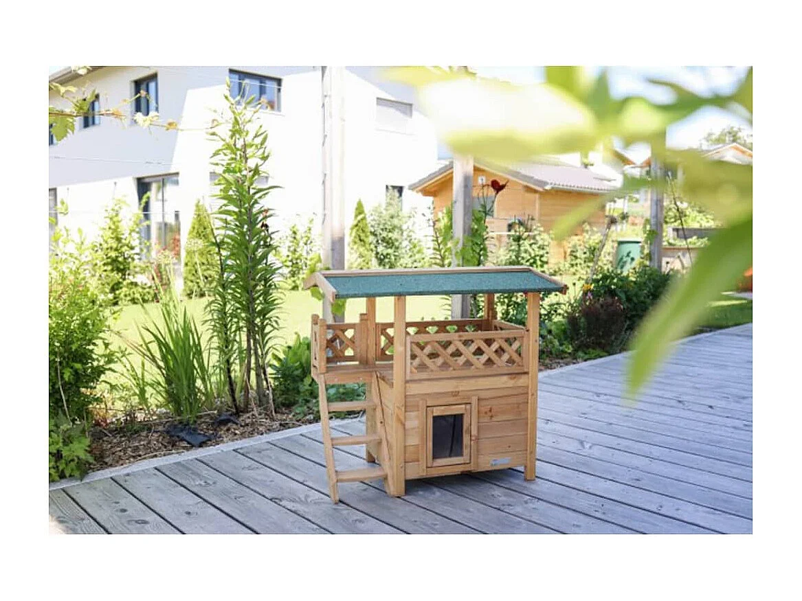 Maison de chat Lodge 77x50x73 cm