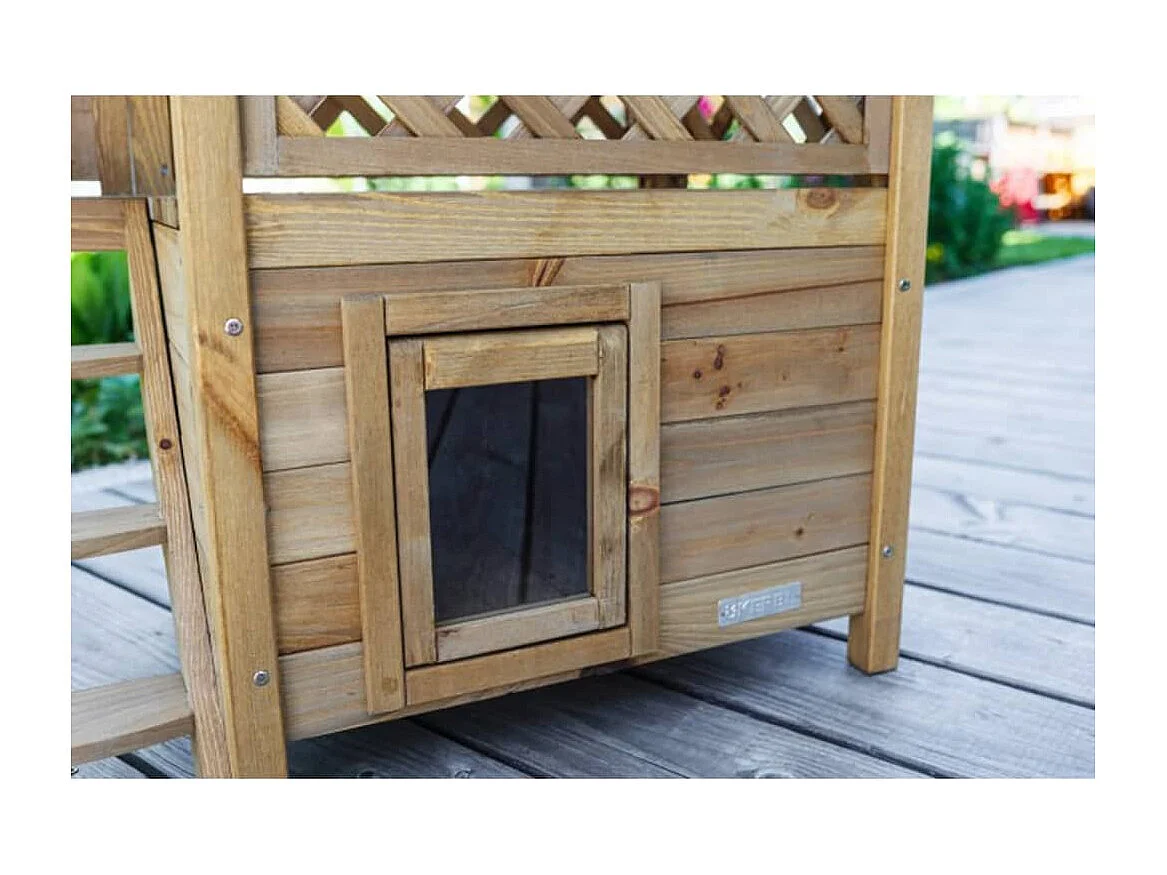 Maison de chat Lodge 77x50x73 cm