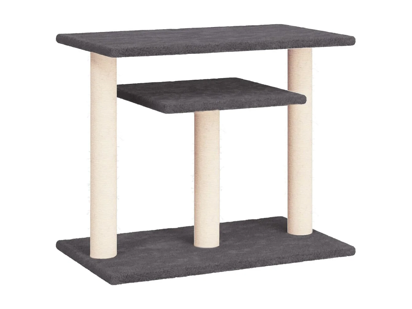 Arbres à chat avec plates-formes gris foncé 62,5 cm