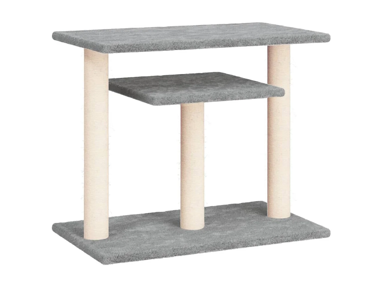 Arbres à chat avec plates-formes gris clair 62,5 cm