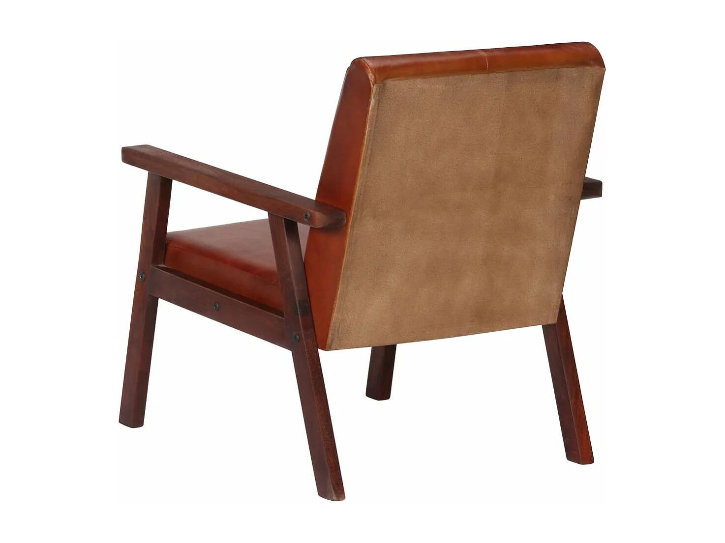 Sessel Braun Echtleder