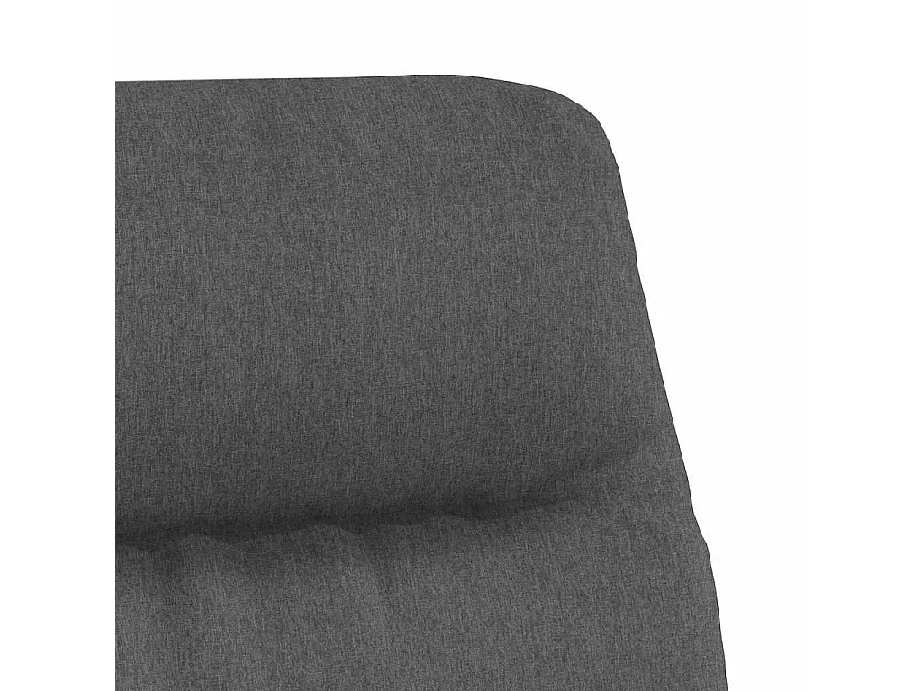 Sillón de relax de tela gris oscuro