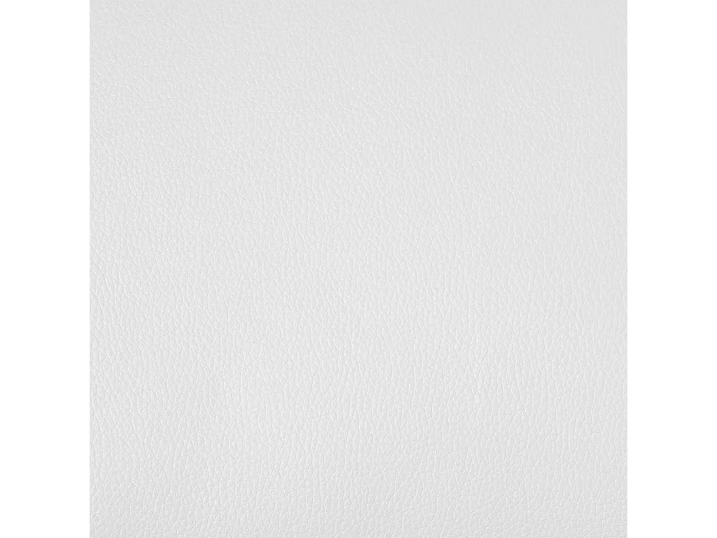 Fauteuil cube blanc simili cuir