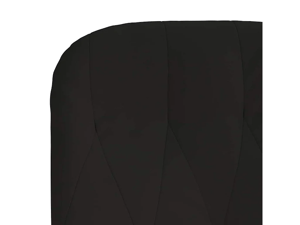 Chaise de relaxation Noir Velours