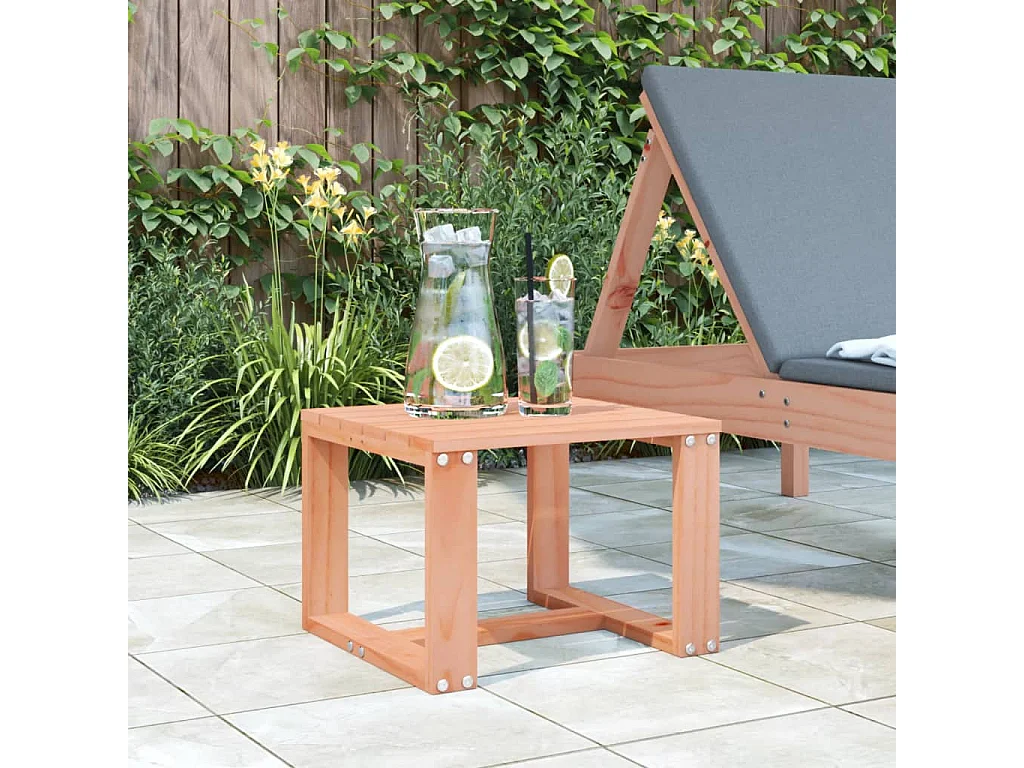 Tavolino da Giardino 40x38x28,5 cm in Legno Massello di Douglas