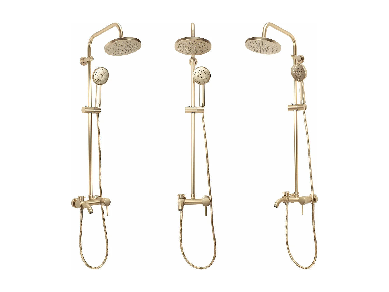 Doucheset Rea Luis Brush Gold