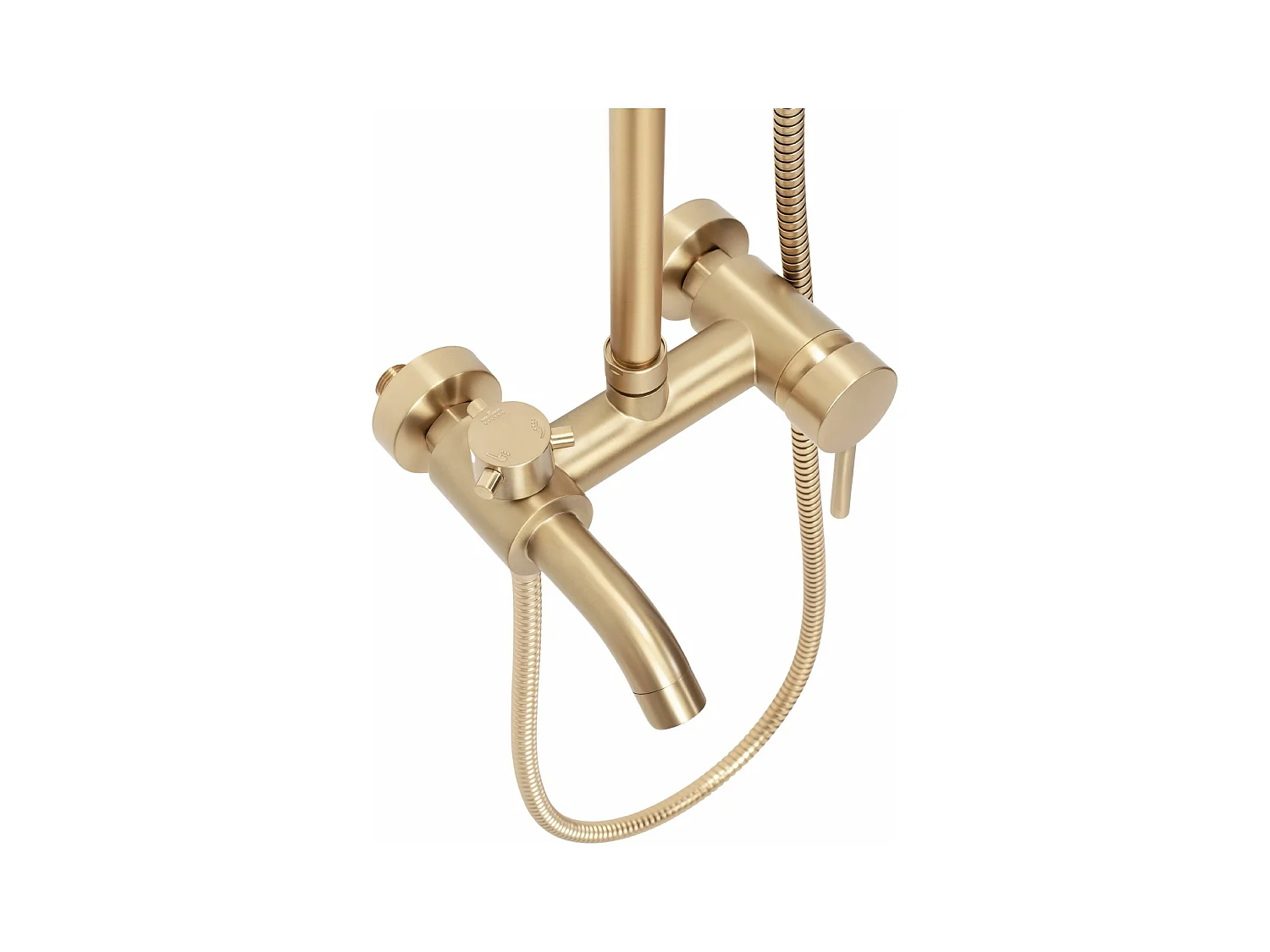 Set Doccia Rea Luis Brush Gold