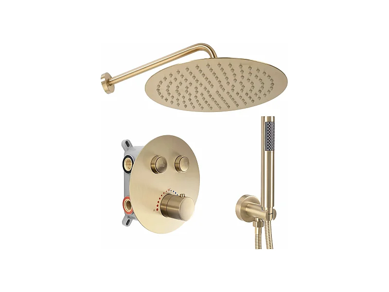 Unterputz Duschset Rea Luis Gold