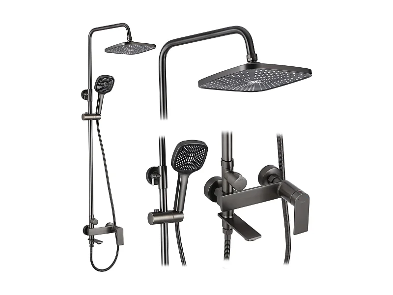 Kit De Douche Rea My1902-78H Storm Titanium