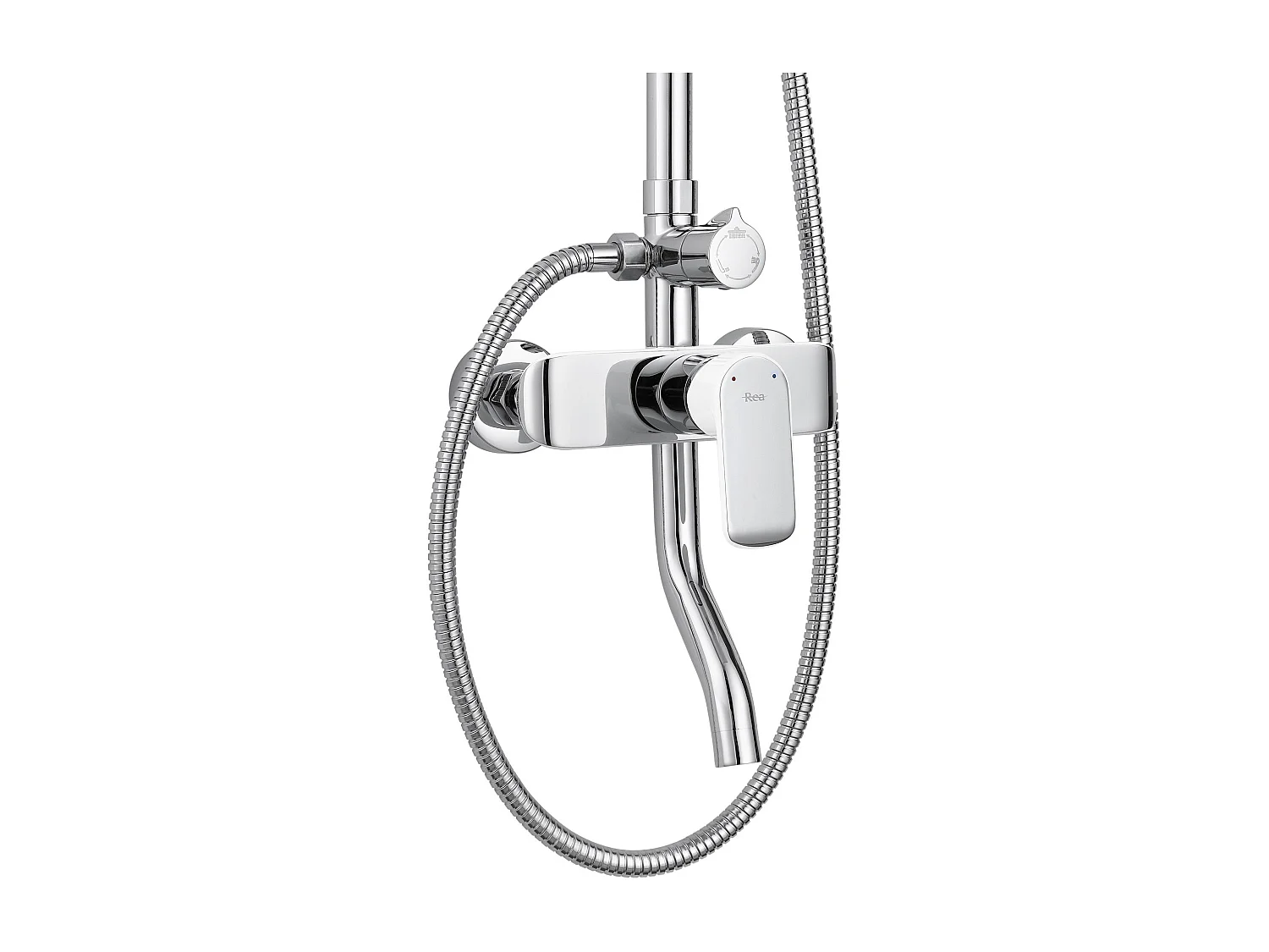 Kit De Douche Rea My1805-77Cw Bloom White/Chrome