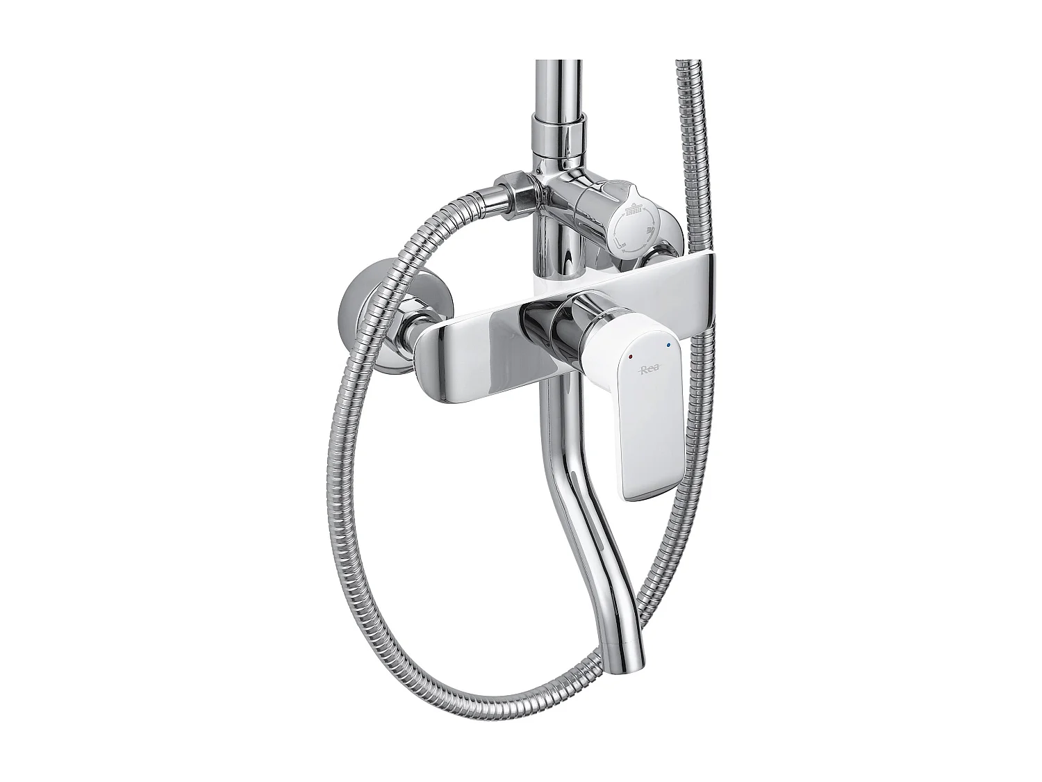 Kit De Douche Rea My1805-77Cw Bloom White/Chrome