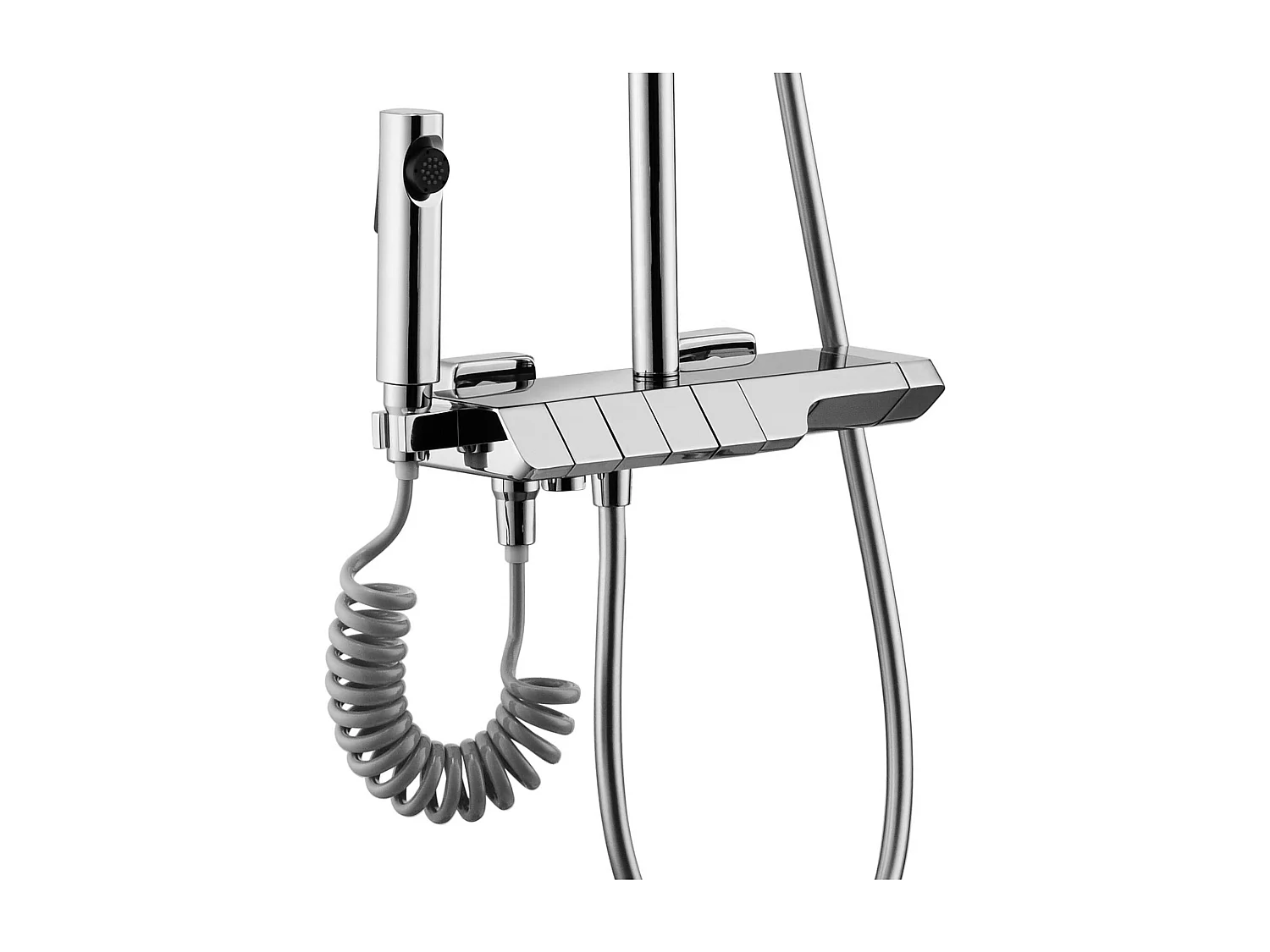 Kit De Douche Avec Thermostat Rea Rob Termostat Chrome