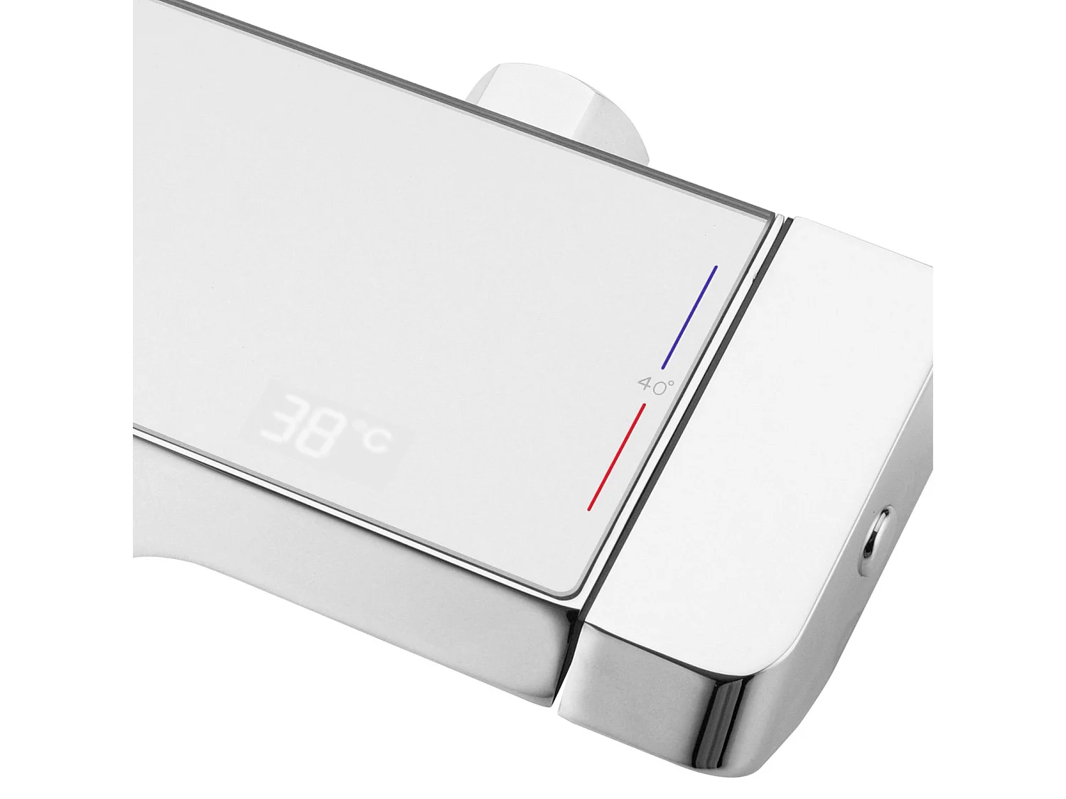 Kit De Douche Avec Thermostat Rea Rob Termostat Chrome