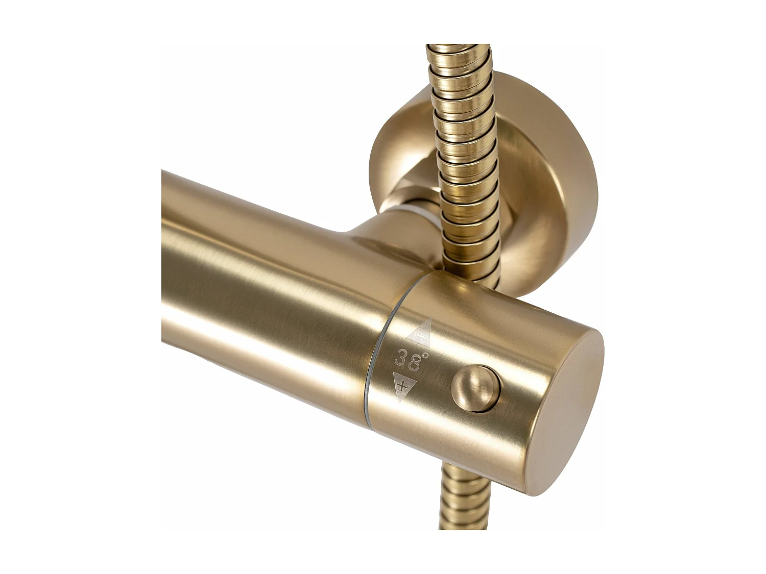 Kit De Douche Avec Thermostat Rea Parot Termostat Brush Gold