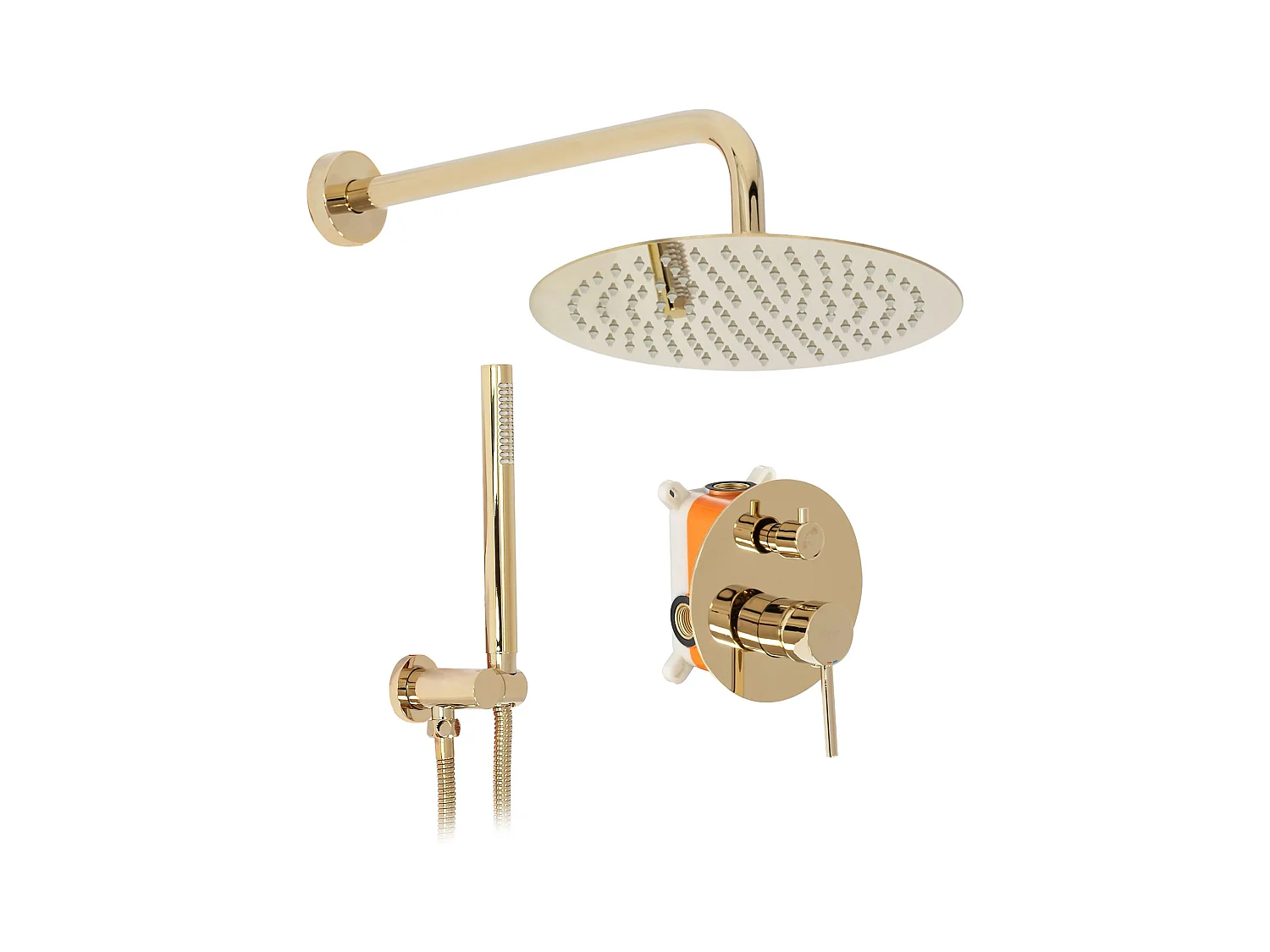 Kit De Douche Encastré Rea Lungo Gold