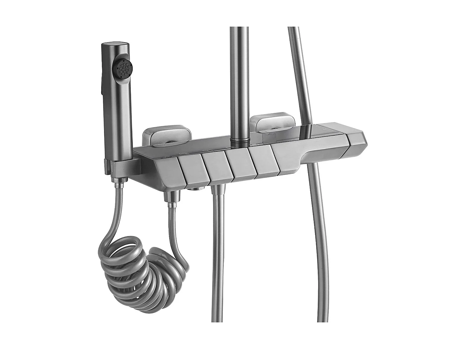 Doucheset Rea Rob Thermostat Brush Nickel