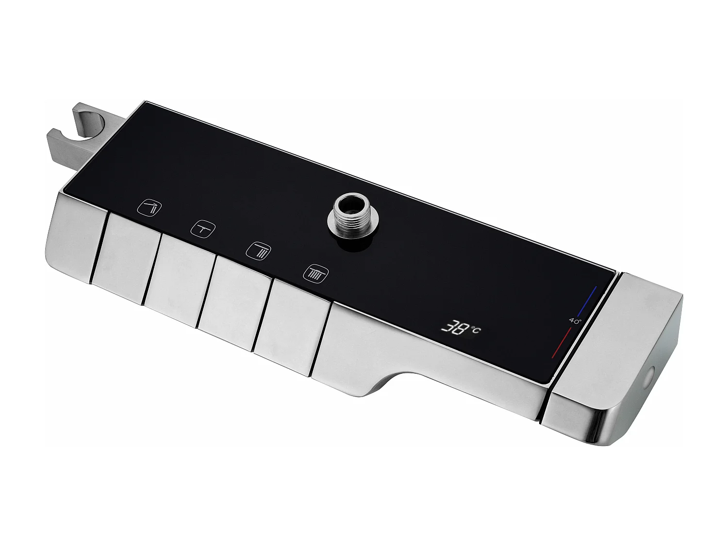 Kit De Douche Rea Rob Thermostat Brush Nickel