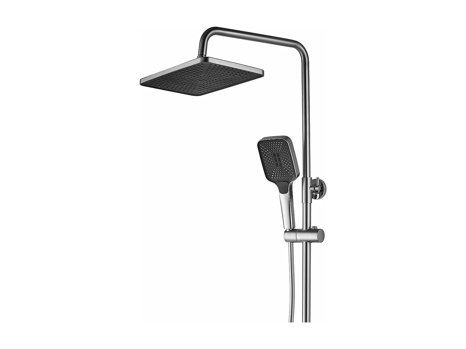 Kit De Douche Rea Rob Thermostat Brush Nickel