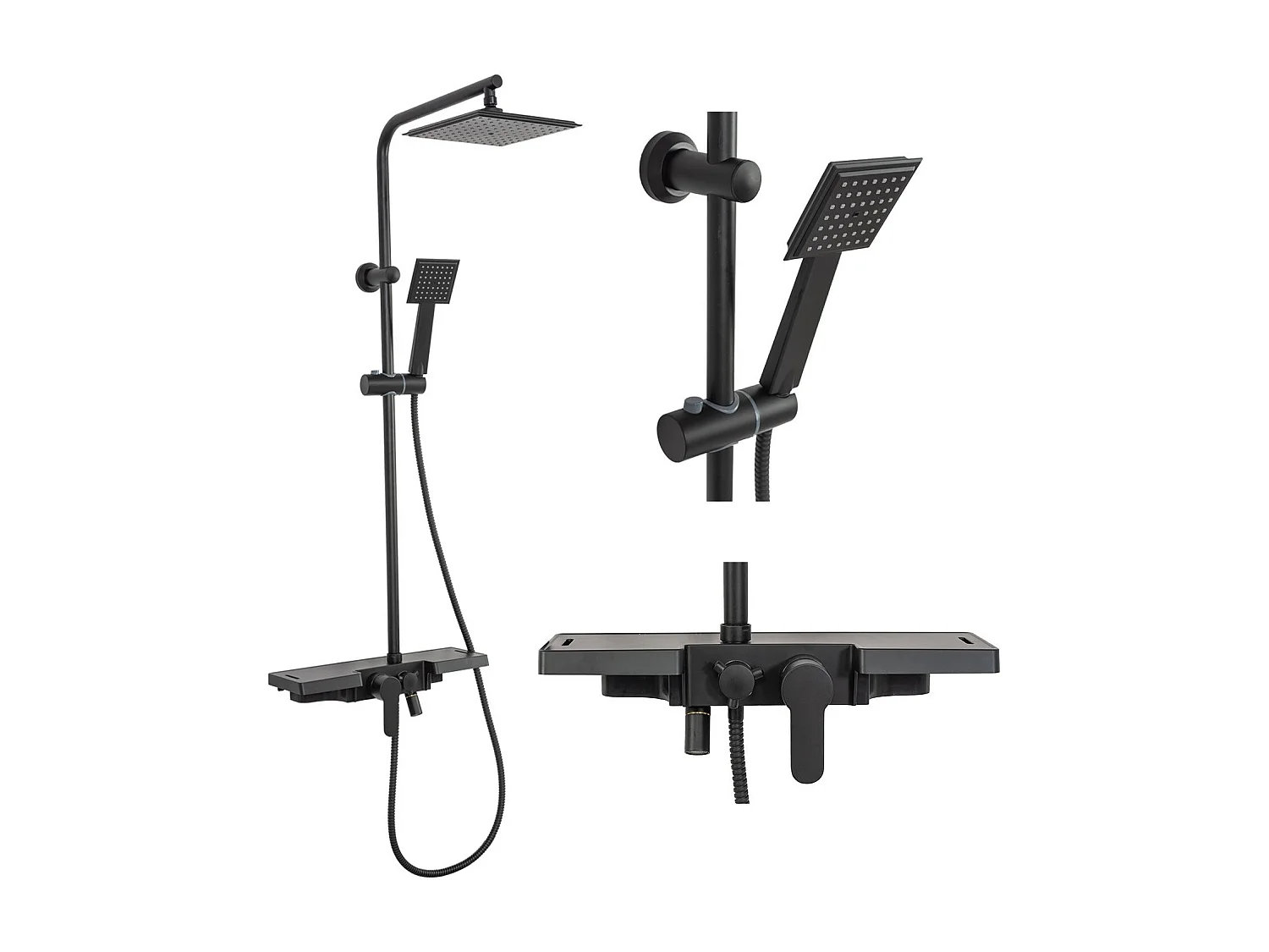 Kit De Douche Rea Bravo Black