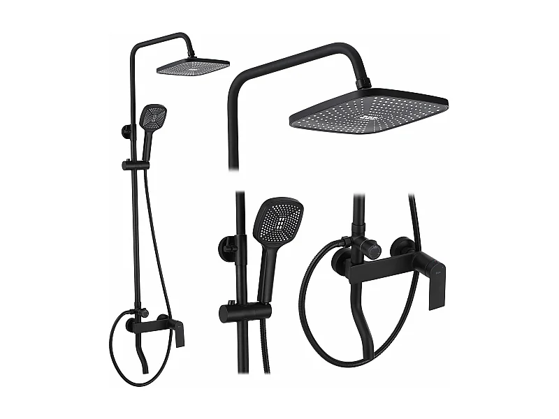 Kit De Douche Rea My1902-77B Storm Black