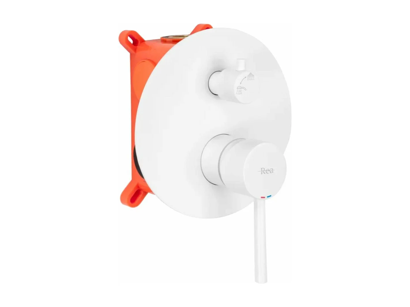 Colonne De Douche-Baignoire Encastrée Rea Lungo White