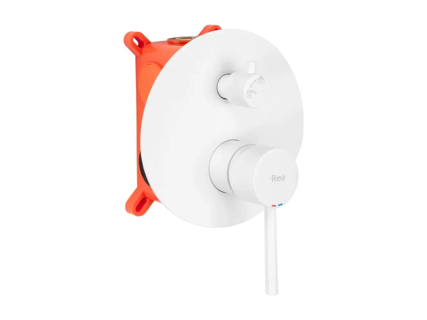 Colonne De Douche-Baignoire Encastrée Rea Lungo White