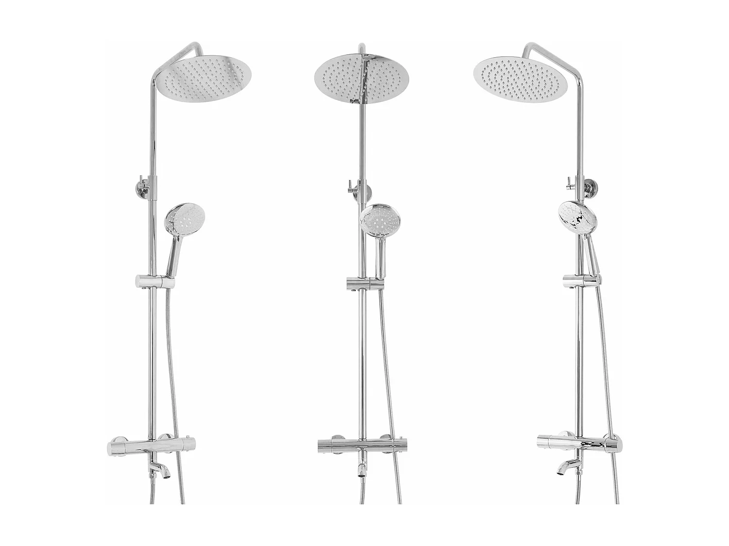 Doucheset Met Thermostaat Rea Lungo Termostat Chrome