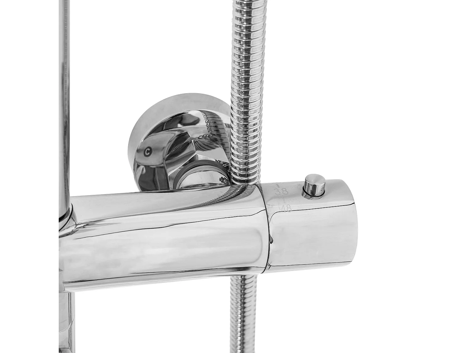 Doucheset Met Thermostaat Rea Lungo Termostat Chrome