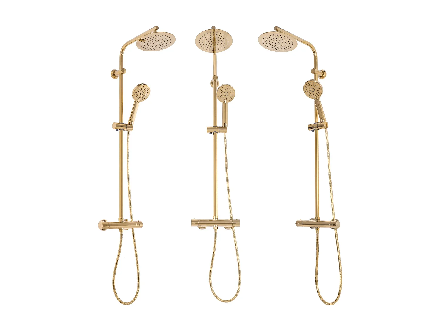 Kit De Douche Avec Thermostat Rea Bliss Termostat Gold