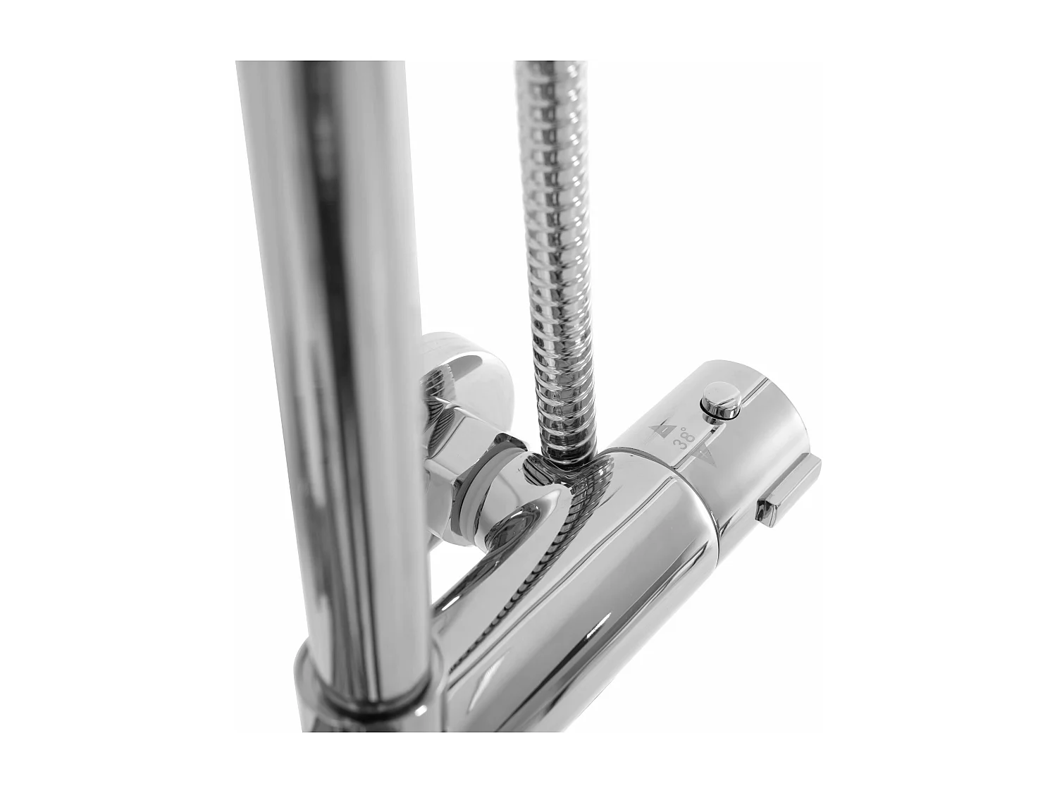 Kit De Douche Avec Thermostat Rea Bliss Termostat Chrome