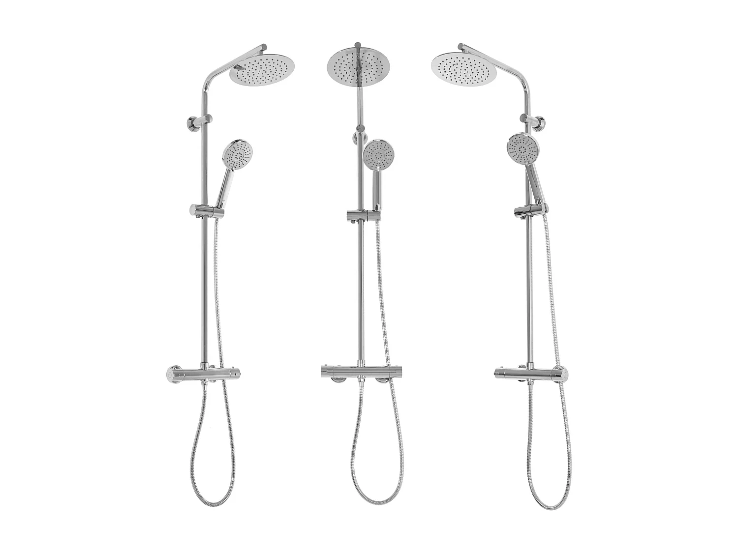 Kit De Douche Avec Thermostat Rea Bliss Termostat Chrome