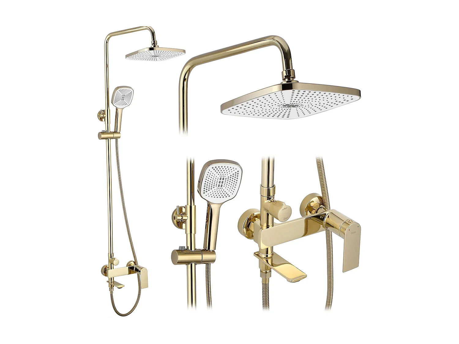 Set Doccia Rea My1902-78G Storm Gold