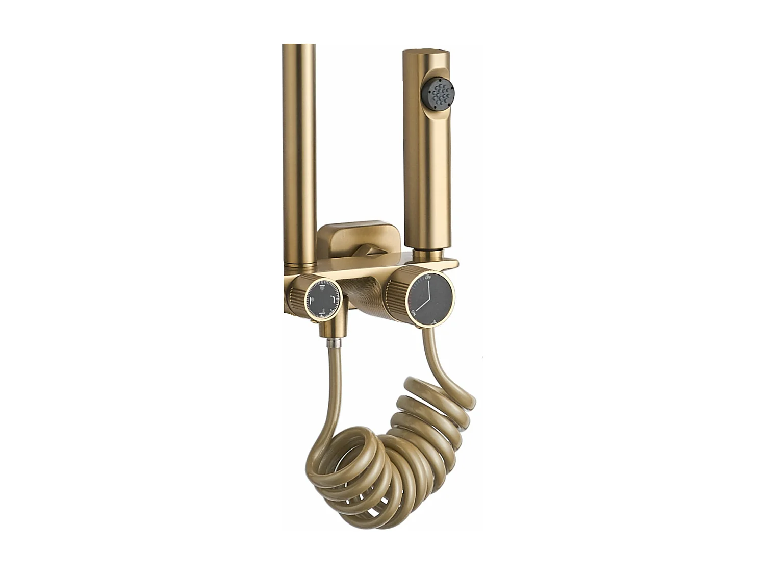 Doucheset Rea Helix Brush Gold