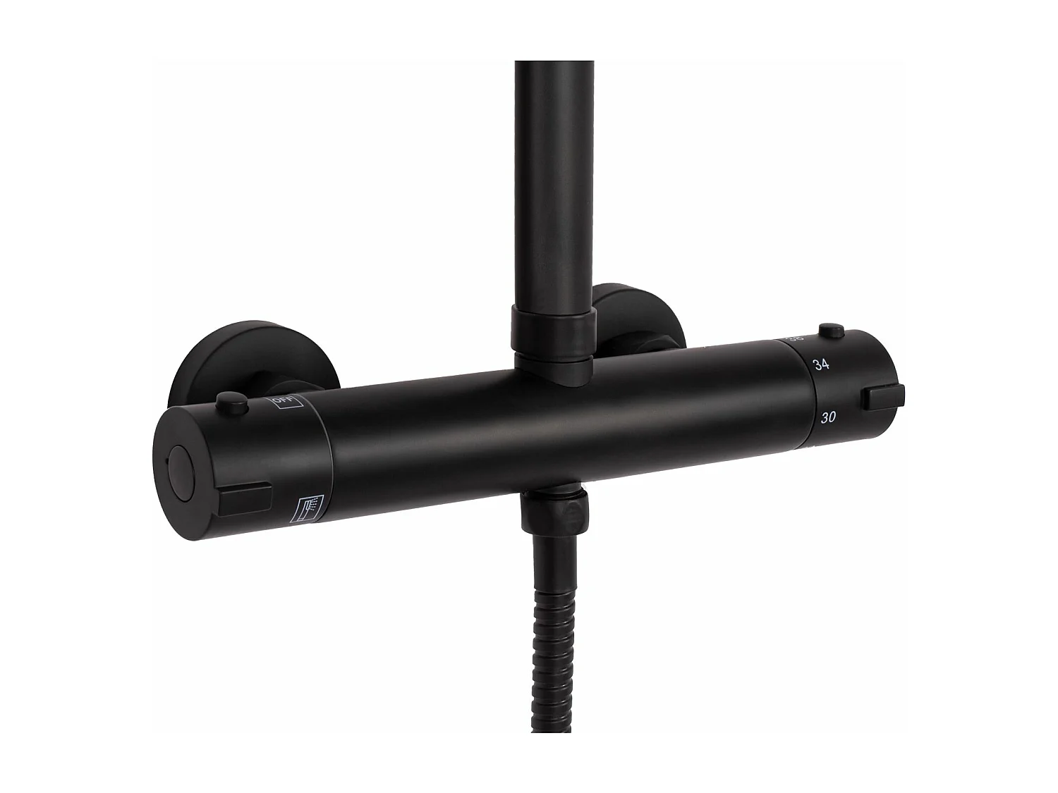 Kit De Douche Rea Tom Thermostat Black