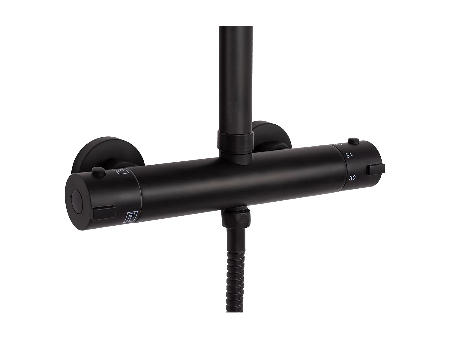 Kit De Douche Rea Tom Thermostat Black