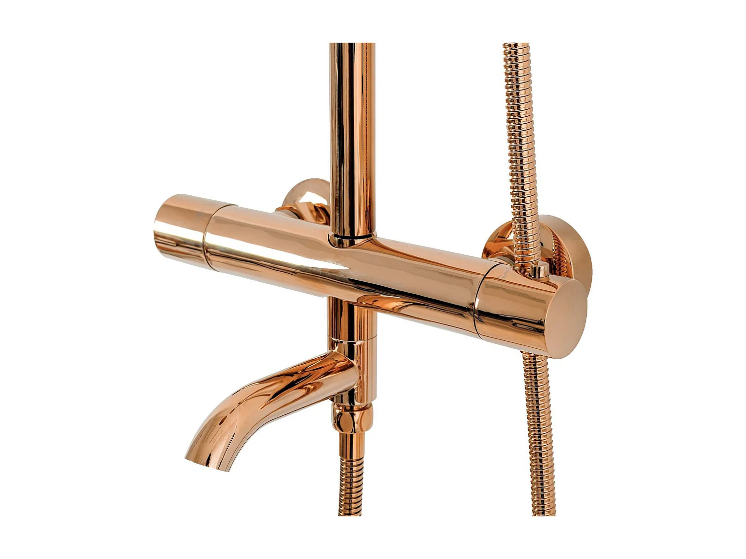 Set Doccia Con Termostato Rea Lungo Termostat Rose Gold