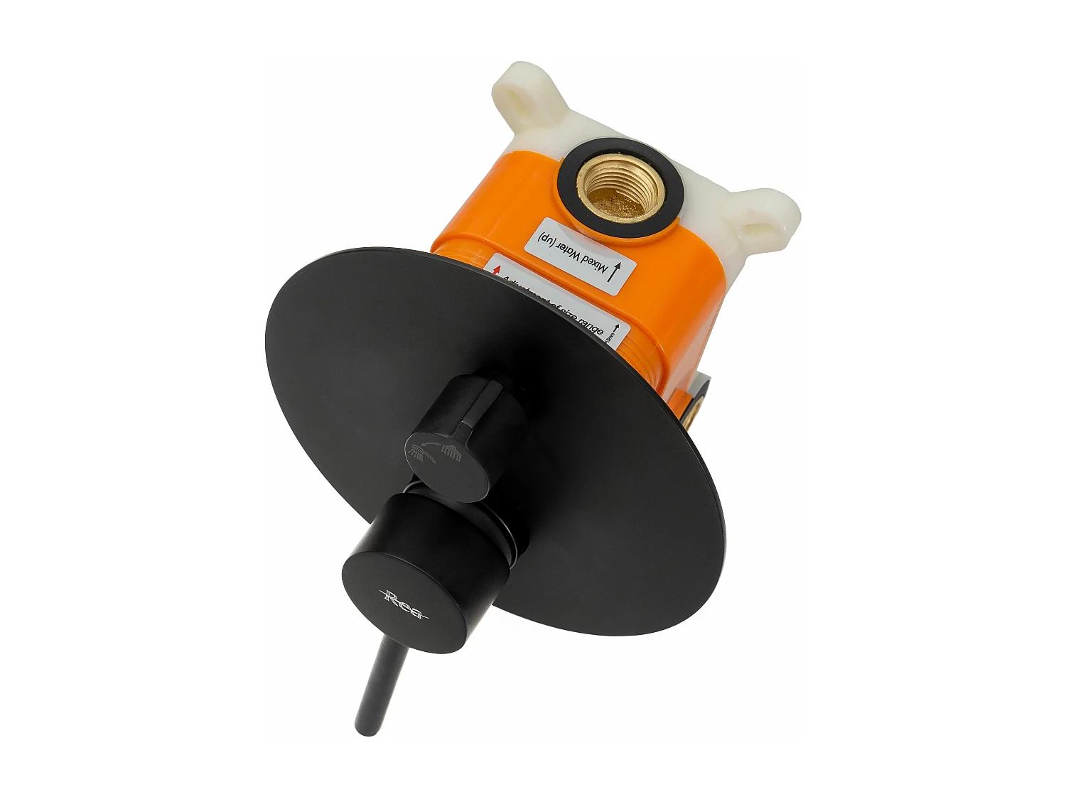 Inbouw Regendoucheset Rea Lungo Black