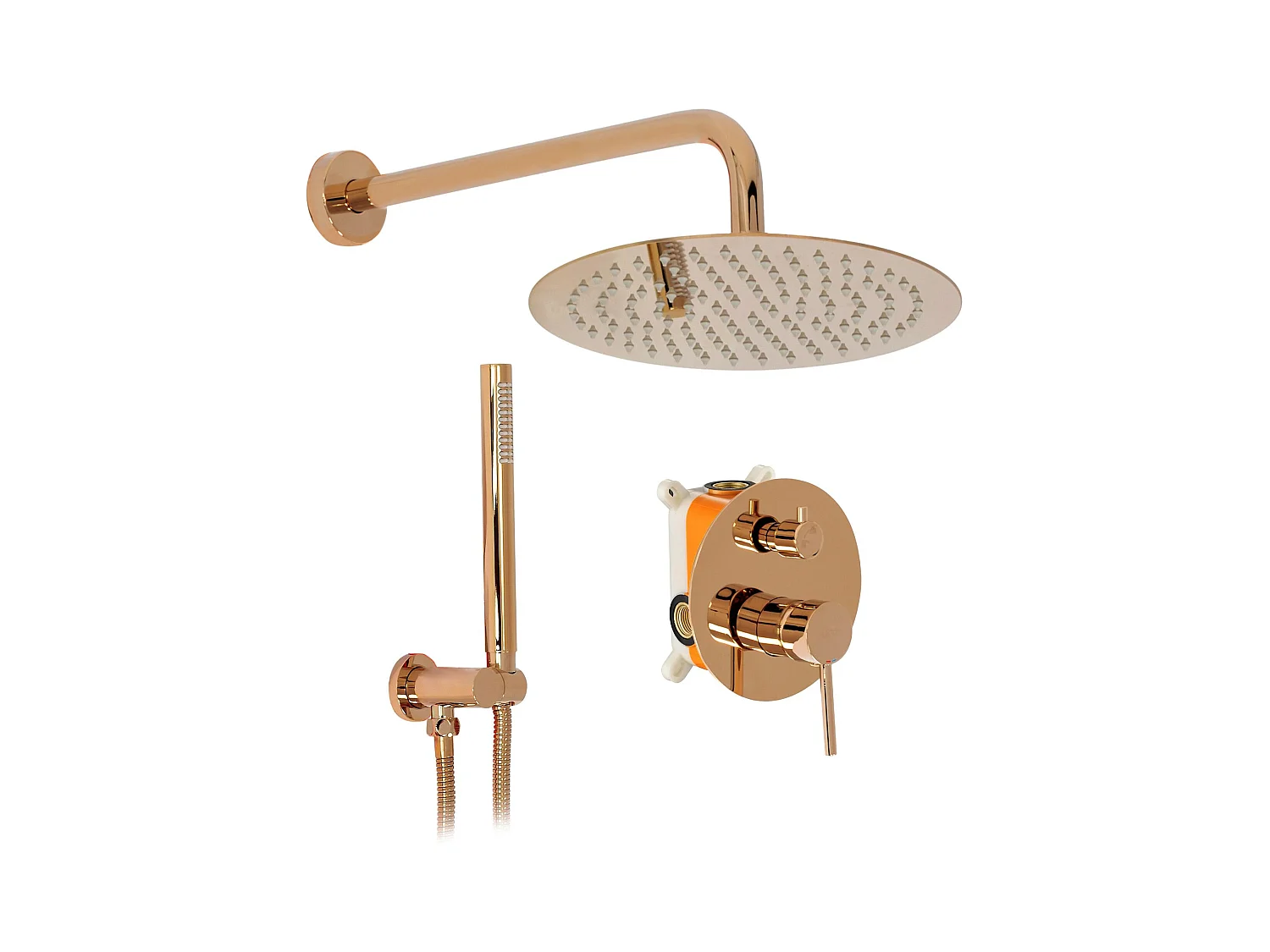Kit De Douche Encastré Rea Lungo Rose Gold
