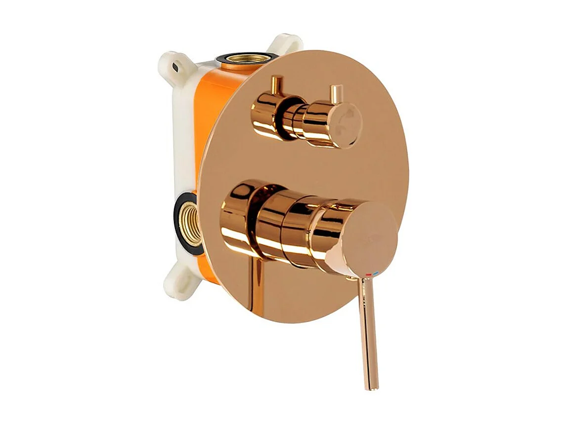 Inbouw Regendoucheset Rea Lungo Rose Gold