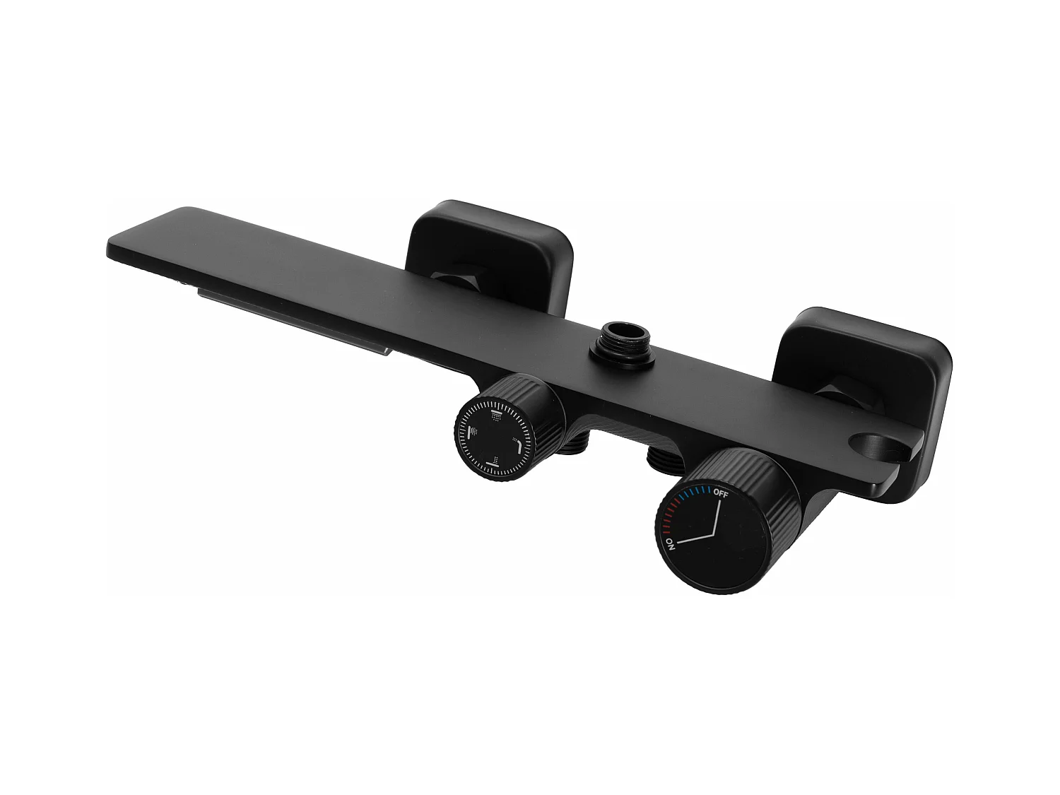 Conjunto De Chuveiro Cromado Rea Helix Black